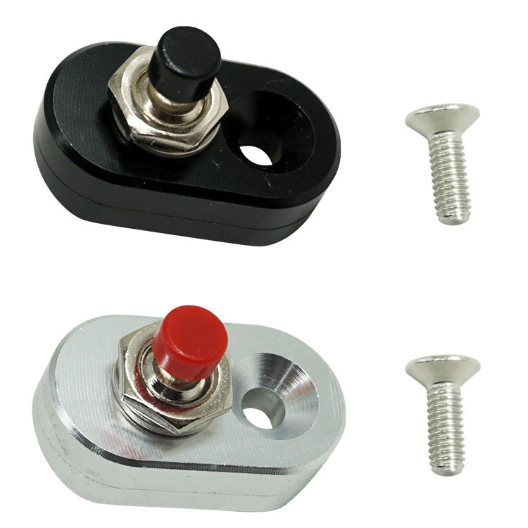 Motorcycle Modification Accessories Handlebar Switch Headlights Spotlights Overtaking Lights Power Off Start Ignition Horn Combination Switch, Specification: Single Switch Black