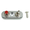 Motorcycle Modification Accessories Handlebar Switch Headlights Spotlights Overtaking Lights Power Off Start Ignition Horn Combination Switch, Specification: Double Switch Silver