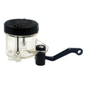 Motorcycle Modified Fittings Front Brake Oil Liquid Oil Cup Direct Pump Large Capacity Universal Oil Pot(Transparent)