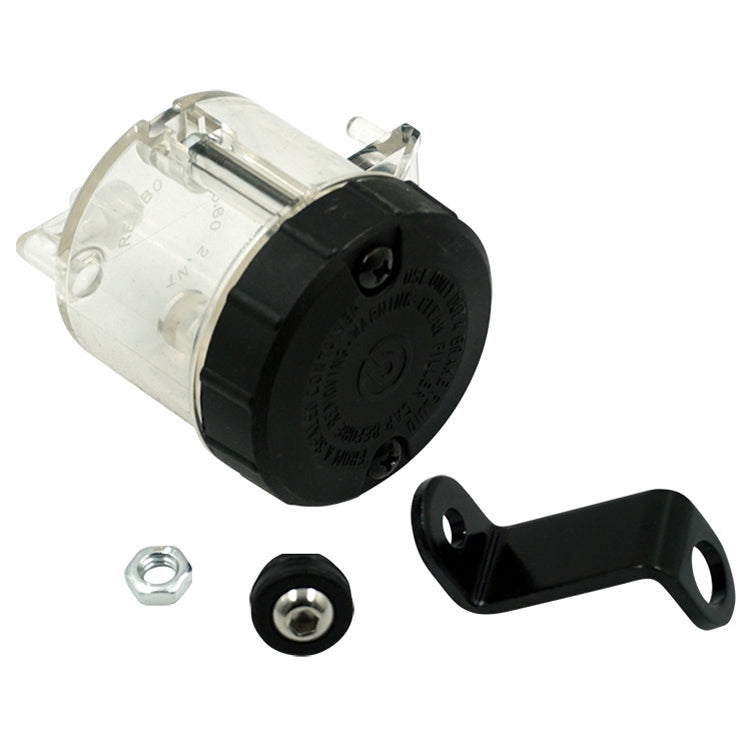 Motorcycle Modified Fittings Front Brake Oil Liquid Oil Cup Direct Pump Large Capacity Universal Oil Pot(Transparent)