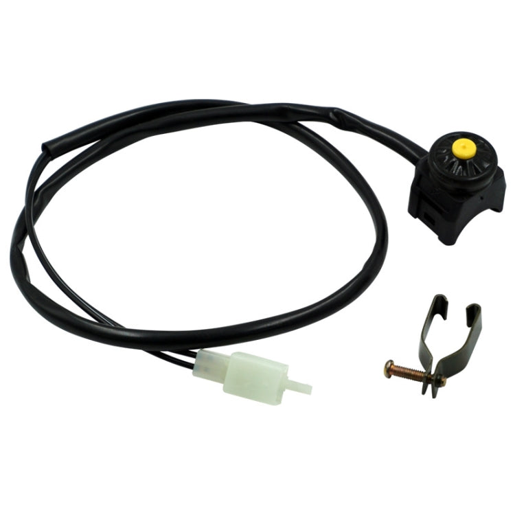 Motorcycle Modification Accessories ATV Switch Headlight Control Power Failure Start Speaker Overtaking Light Switch(Yellow)