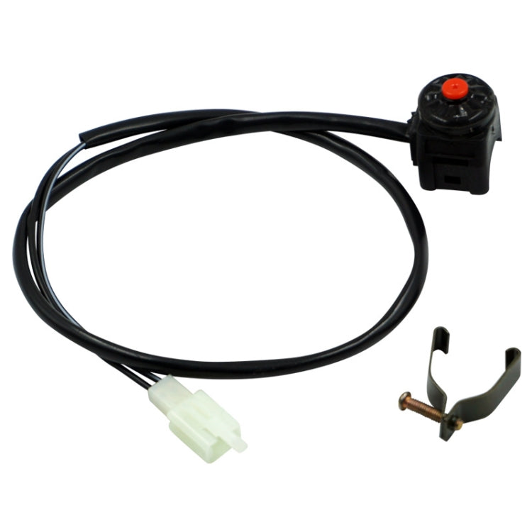 Motorcycle Modification Accessories ATV Switch Headlight Control Power Failure Start Speaker Overtaking Light Switch(Red)