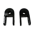 1pair Motorcycle Electric Vehicle Modification Accessories Small CNC Aluminum Alloy Shock Absorption Increaser(Black)