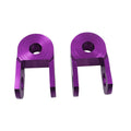 1pair Motorcycle Electric Vehicle Modification Accessories Small CNC Aluminum Alloy Shock Absorption Increaser(Purple)