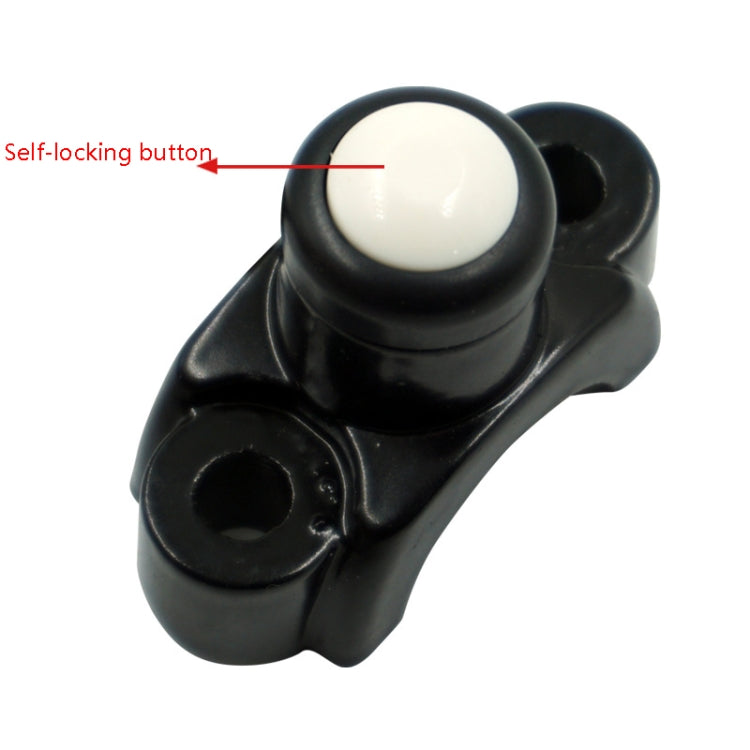 Motorcycle Modification Self-Locking Single Switch Headlight Fog Light Brake Light Emergency Light Switch(Red Button)