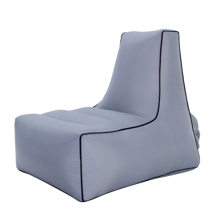 BB1082 Inflatable Sofa Inflatable Bed Outdoor Folding Portable Air Sofa Size: 85 x 80 x 75cm(Gray)