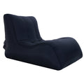 BB1803 Foldable Portable Inflatable Sofa Single Outdoor Inflatable Seat, Size: 90 x 70 x 65cm(Black)