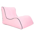 BB1803 Foldable Portable Inflatable Sofa Single Outdoor Inflatable Seat, Size: 100 x 80 x 70cm(Pink)