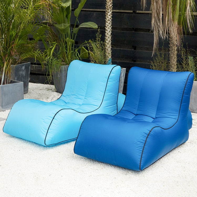 BB1803 Foldable Portable Inflatable Sofa Single Outdoor Inflatable Seat, Size: 100 x 80 x 70cm(Pink)