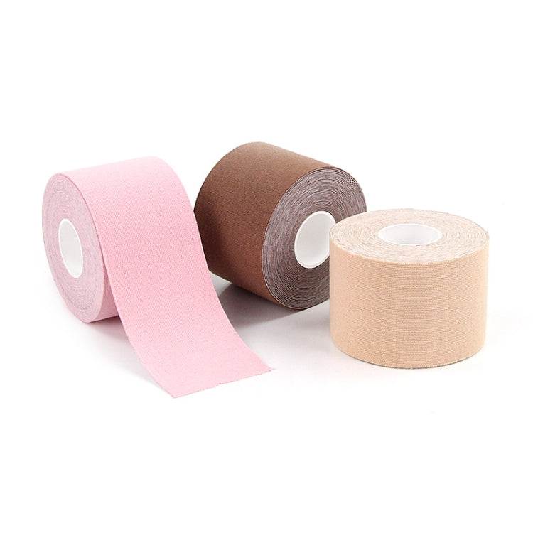 Chest Stickers Sports Tape Muscle Stickers Elastic Fabric Nipple Stickers, Specification: 5cm x 5m(Skin Color)