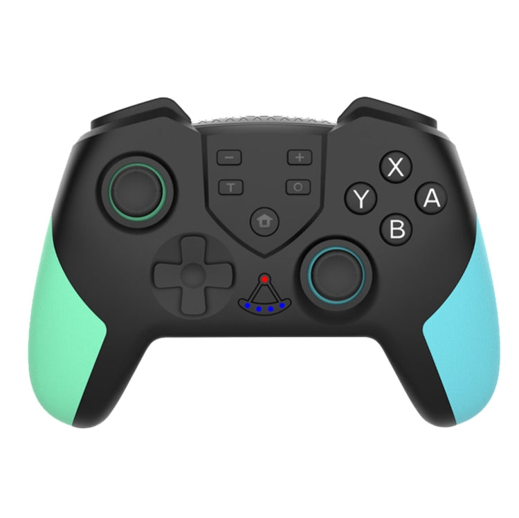 T23 Wireless Bluetooth Game Handle With Vibration And Wake Up Macro Programming Function Handle For Nintendo Switch PRO(Blue Green)