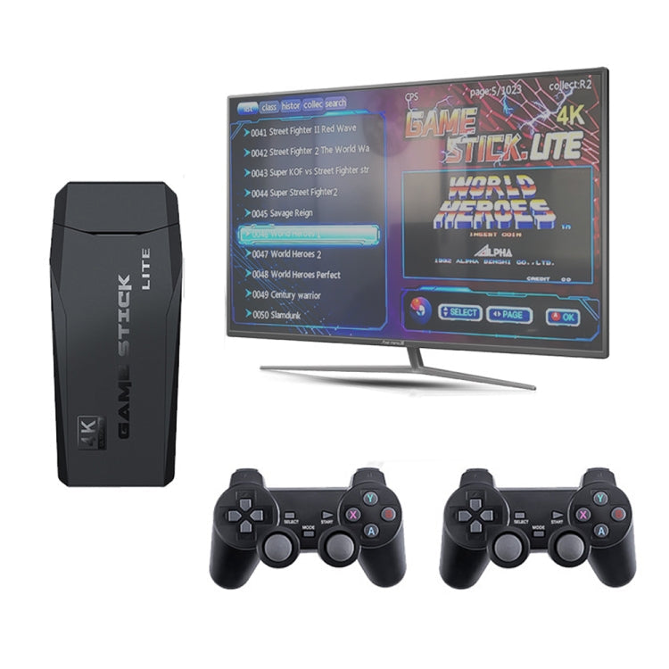M8 Wireless HDMI Arcade Game Home TV Mini Game Machine with 2 x GamePads 64G Memory