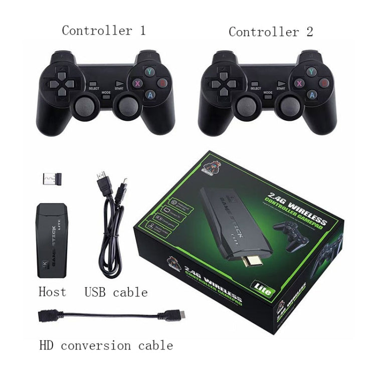 M8 Wireless HDMI Arcade Game Home TV Mini Game Machine with 2 x GamePads 64G Memory