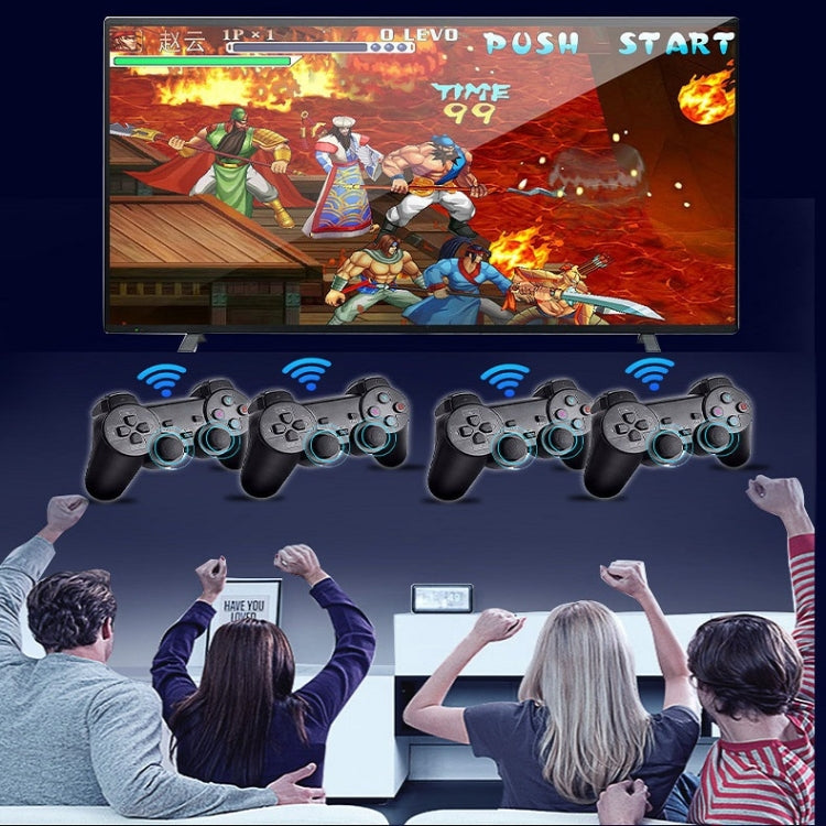 M8 Wireless HDMI Arcade Game Home TV Mini Game Machine with 2 x GamePads 64G Memory