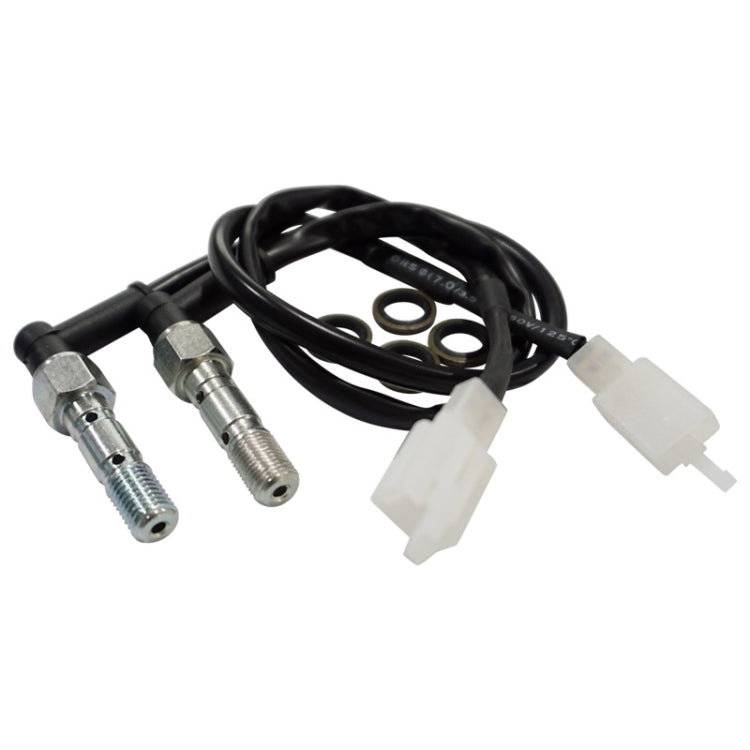 Motorcycle Accessories Disc Brake Pad M10 Hydraulic Brake Switch Double Hole Hydraulic Brake Switch, Specification: M10 x 1.25mm