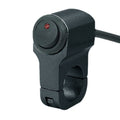 Motorcycle Aluminum Alloy Modified Handle Switch With Indicator Spotlights Fog Lights Headlights Power-Off Switch(Black)