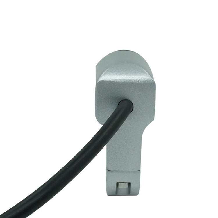 Motorcycle Aluminum Alloy Modified Handle Switch With Indicator Spotlights Fog Lights Headlights Power-Off Switch(Silver)