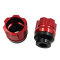 2 Pairs Motorcycle Modified Accessories Anti-Drop Cup CNC Aluminum Alloy Anti-Collision And Shock Absorbing Front Fork Cup(Red)