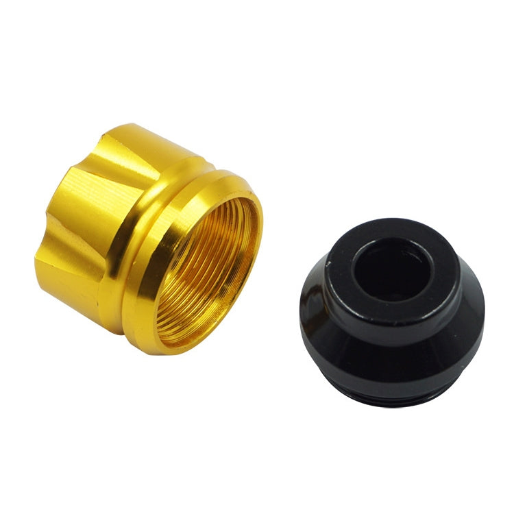 2 Pairs Motorcycle Modified Accessories Anti-Drop Cup CNC Aluminum Alloy Anti-Collision And Shock Absorbing Front Fork Cup(Orange)