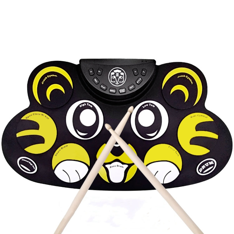 Children Hand Roll Electronic Drum DTX Game Portable Drum(G602 Kitten)