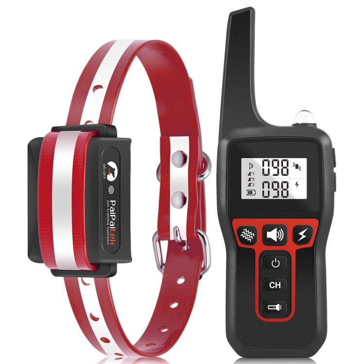 PaiPaitek PD529 Remote Control Dog Training Device Voice Control Anti-Barking Device Dog Training Device(Red)