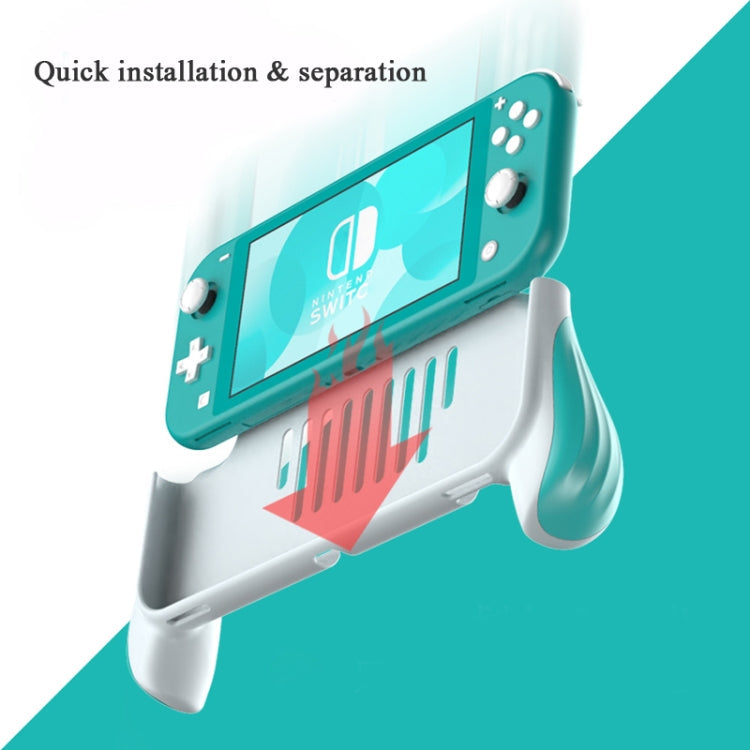 2 PCS Gamepad Grip Cover Case For Nintendo Switch Lite(Blue)