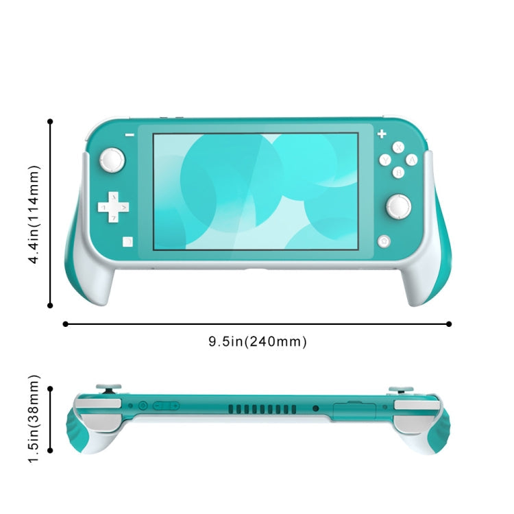 2 PCS Gamepad Grip Cover Case For Nintendo Switch Lite(Yellow)