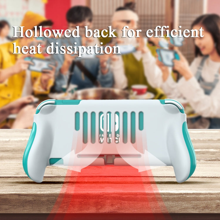 2 PCS Gamepad Grip Cover Case For Nintendo Switch Lite(Yellow)