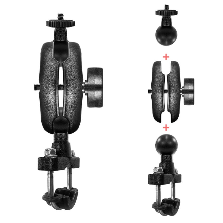 Motorcycle Riding Recorder Bracket Camera Holder, Style: KZ05 + KL04 + KD02