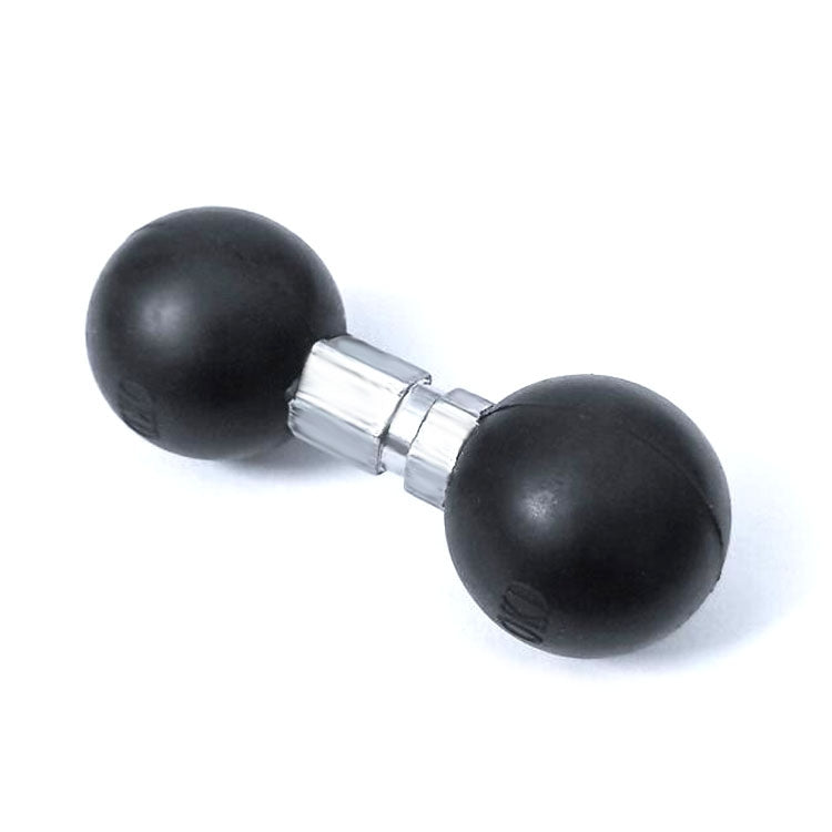 Industrial Instrument Bracket Locomotive Rubber Fixed Double Ball Adapter(25.4-25.4mm Ball Head)