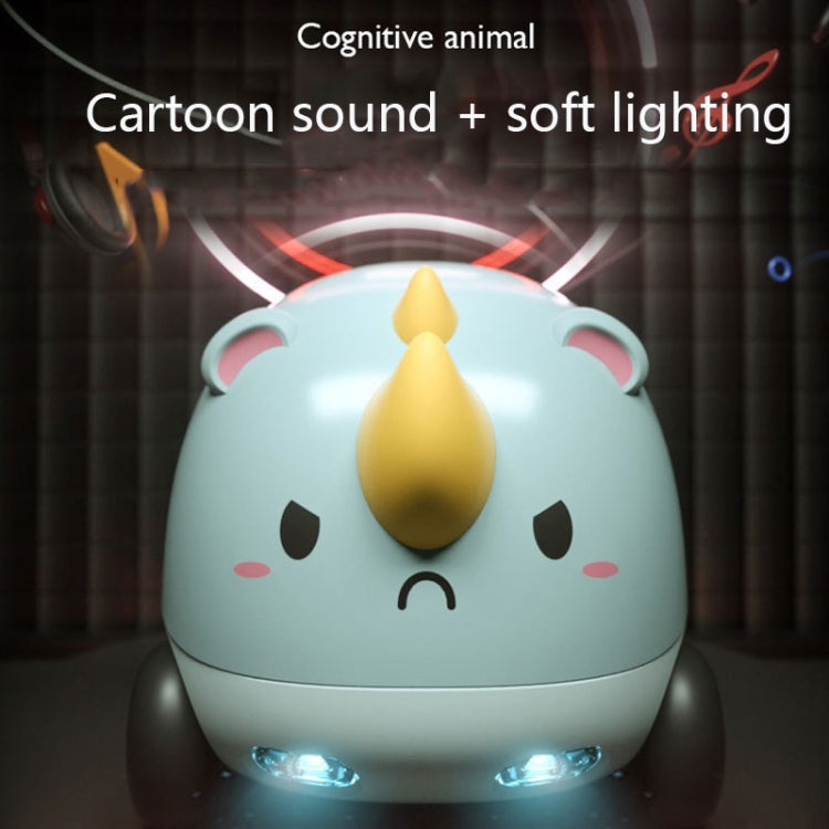 Cartoon Cute Pet Pull Back Car Children Mini Puzzle Inertia Car Toy(Deer)
