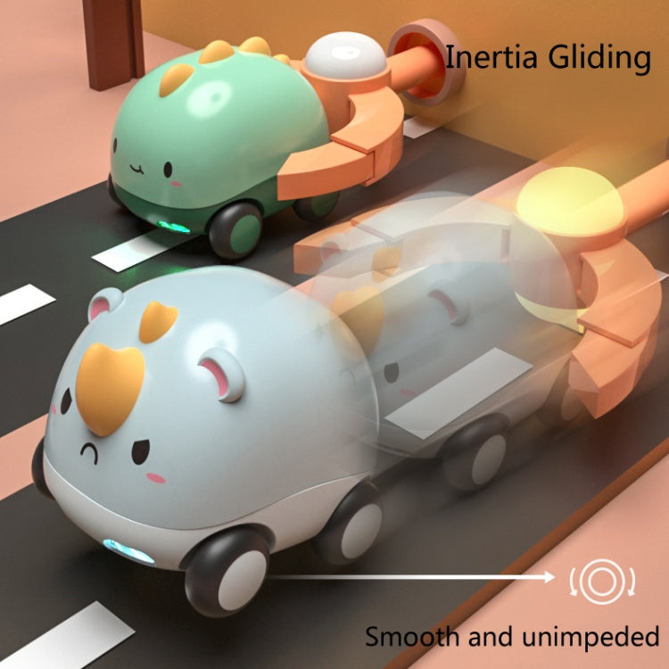 Cartoon Cute Pet Pull Back Car Children Mini Puzzle Inertia Car Toy(Puppy)