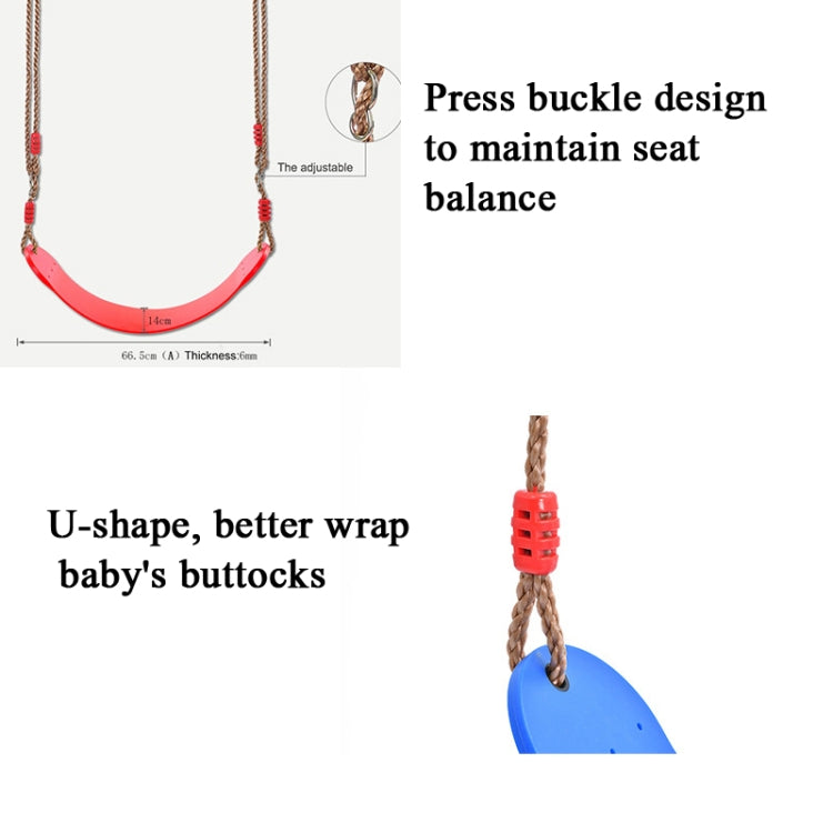 Indoor And Outdoor Sports Children Swing EVA Soft Board Swing,Random Color Delivery