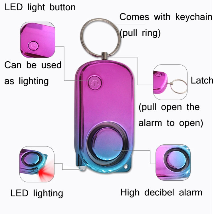 PLAPIE YY-705 120dB Outdoor Sports Runner Personal Alarm(Electric Plating+Conventional Wristband)