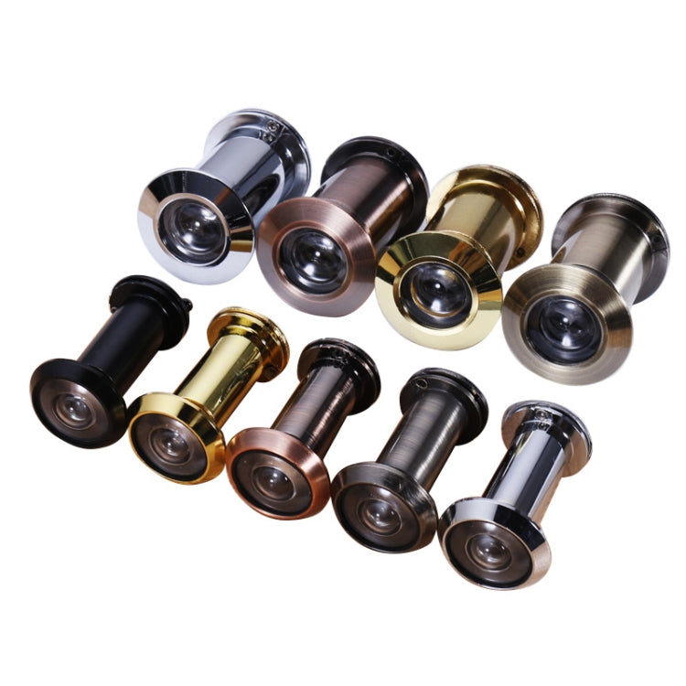 2 PCS Security Door Cat Eye HD Glass Lens 200 Degrees Wide-Angle Anti-Tiny Hotel Door Eye, Specification: 26mm Green Bronze