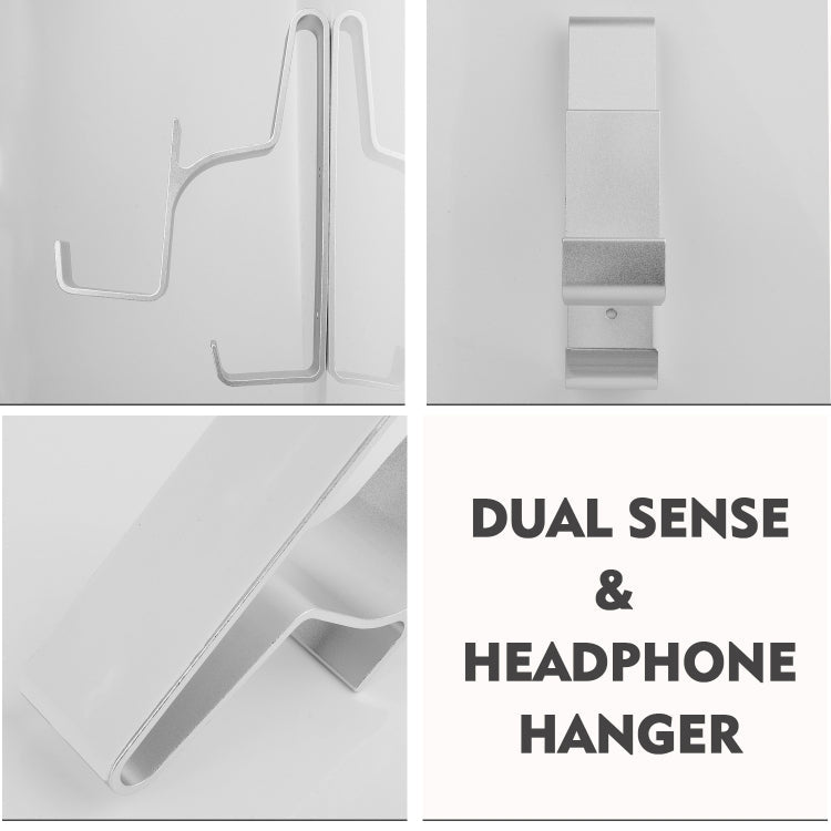 Gamepad & Headphone Three-In-One Wall Mounted Hanger For PS5 / PS4