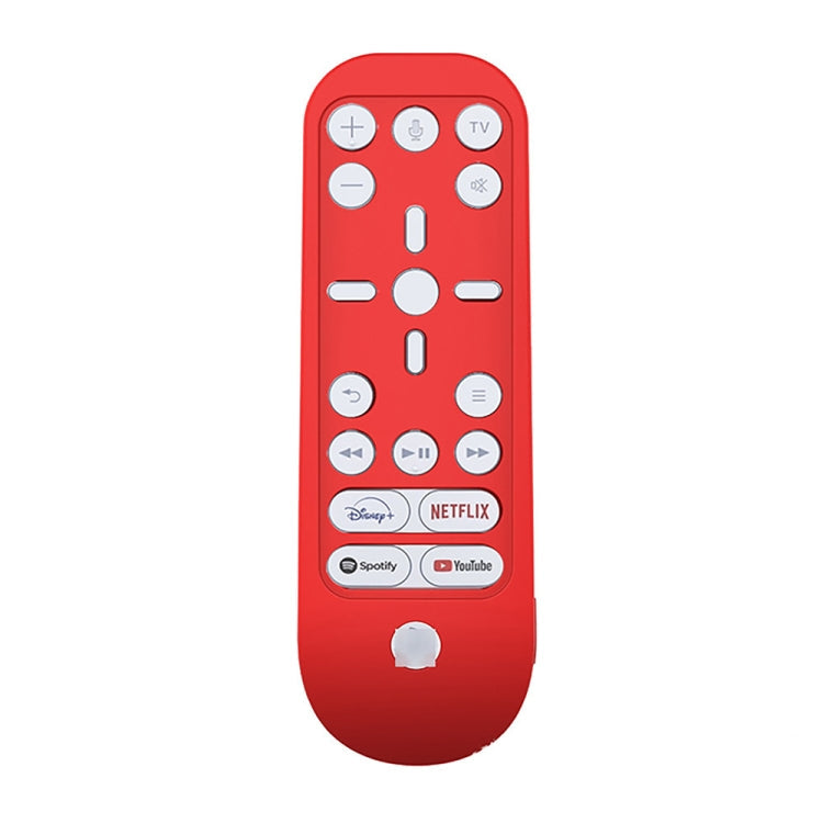 2 PCS Remote Control Silicone Protective Cover Is Suitable For PS5 Media Remote( Red)