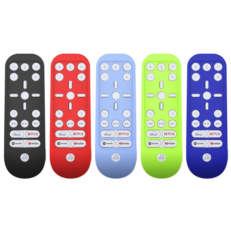 2 PCS Remote Control Silicone Protective Cover Is Suitable For PS5 Media Remote( Luminous Blue)