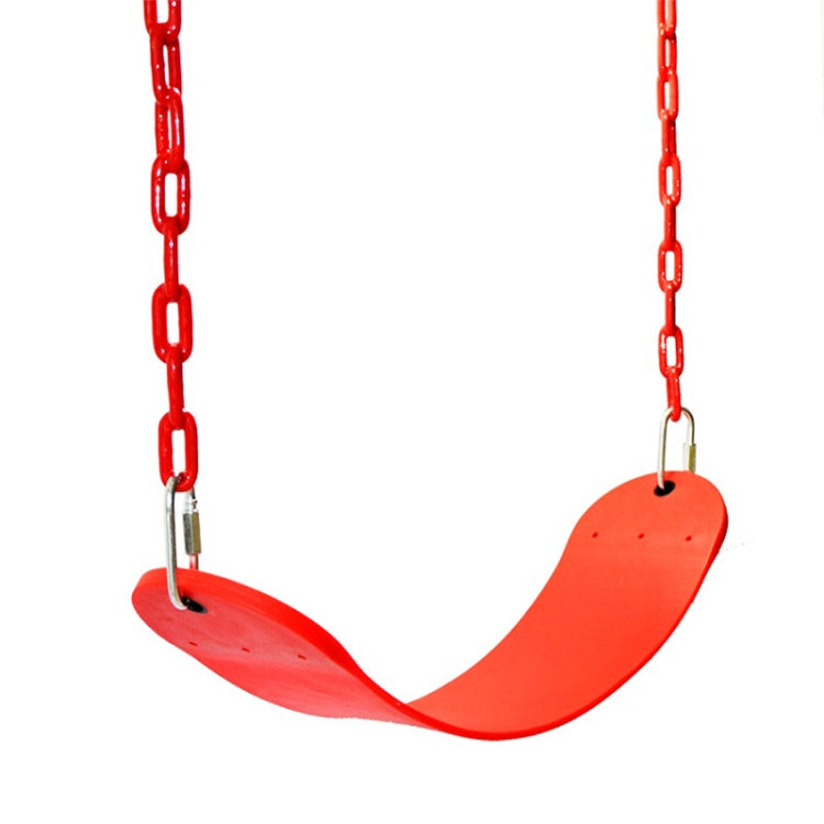 Indoor And Outdoor Children Fitness EVA Soft Board Swing With Chain,Random Color Delivery