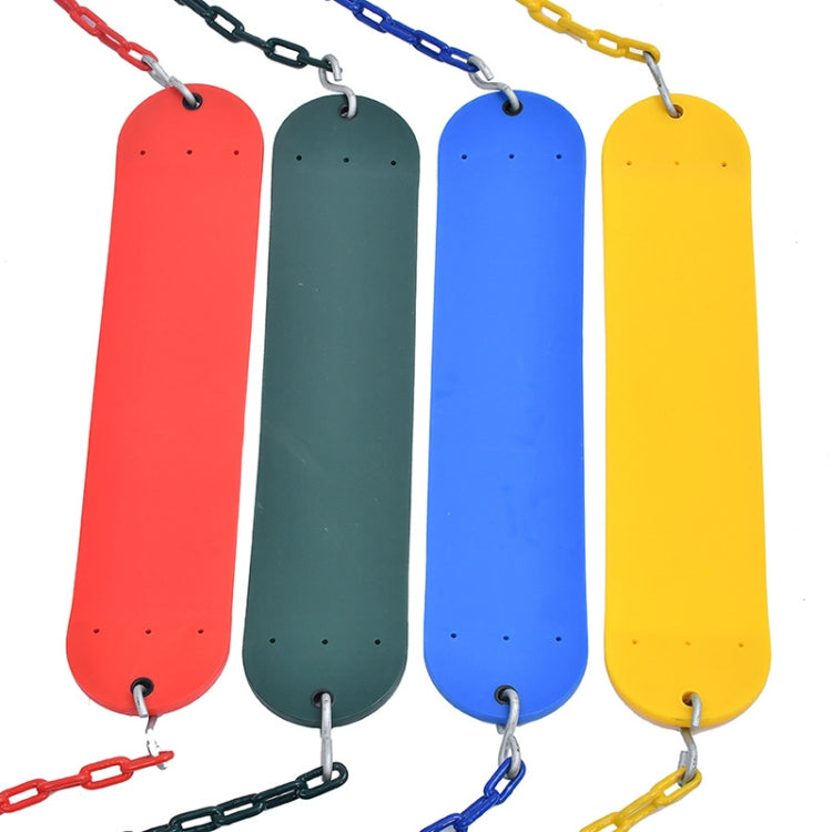 Indoor And Outdoor Children Fitness EVA Soft Board Swing With Chain,Random Color Delivery