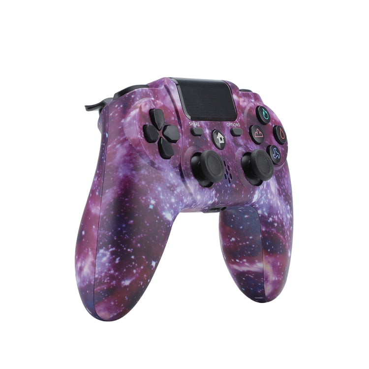 ZR486 Wireless Game Controller For PS4, Product color: Purple Starry Sky