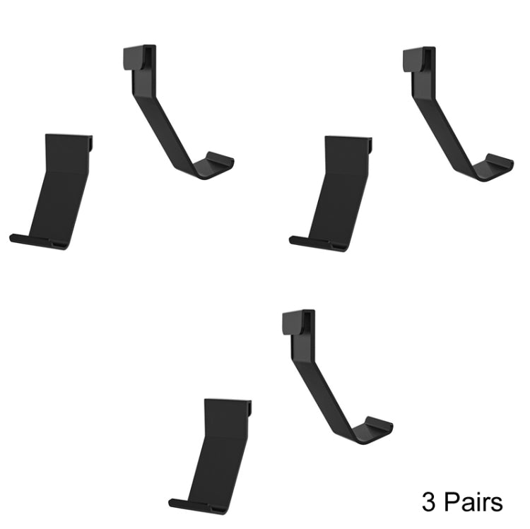3 Pairs Headphone Handle External Side-Mounted Storage Rack For PS5(Hook)