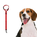 Pet Car Safety Rope Ring Dog Car Seat Belt Rear Seat Traction Rope(Red)