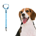 Pet Car Safety Rope Ring Dog Car Seat Belt Rear Seat Traction Rope(Light Blue)