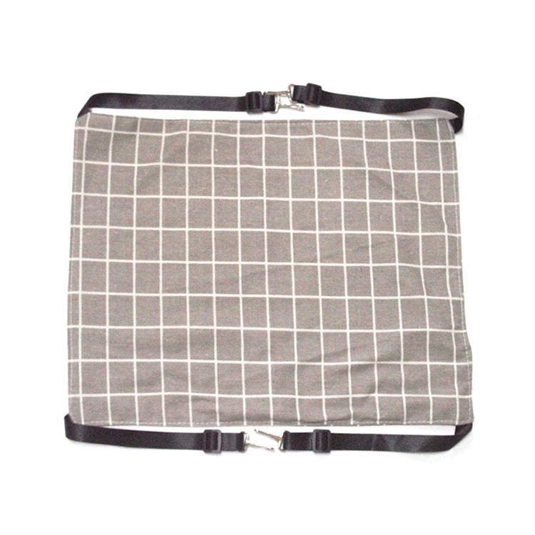 PE-160 Canvas Hanging Cat Cage Hammock Adjustable Length Swing Pet Nest, Size: M(Gray Square)