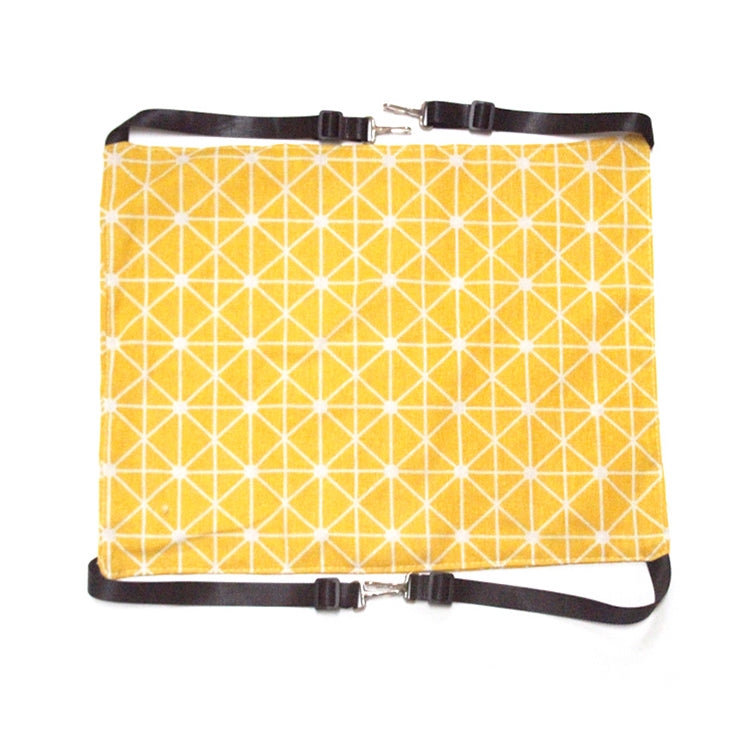 PE-160 Canvas Hanging Cat Cage Hammock Adjustable Length Swing Pet Nest, Size: L(Yellow Geometry)