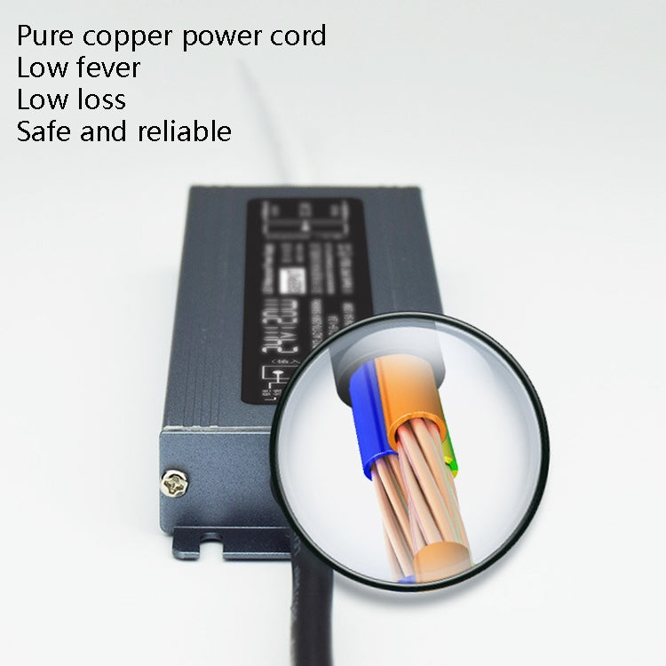 GEEPUT 220V To 24V LED Waterproof Power Supply Switch Transformer, Model: 20.8A 500W