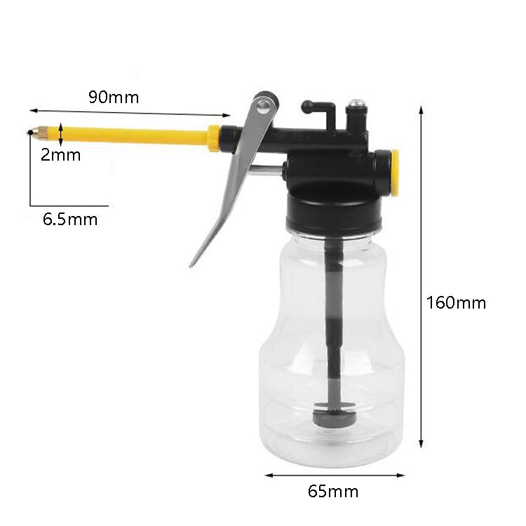 4 PCS CY-0085 Home Long Mouth Injection Device Machine Oil Pot Manual Lubrication Gear Oil Filler, Style: Transparent 250ml