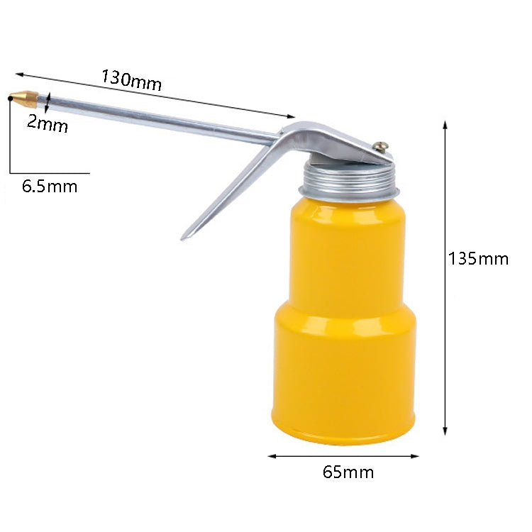 4 PCS CY-0085 Home Long Mouth Injection Device Machine Oil Pot Manual Lubrication Gear Oil Filler, Style: Metal 300ml