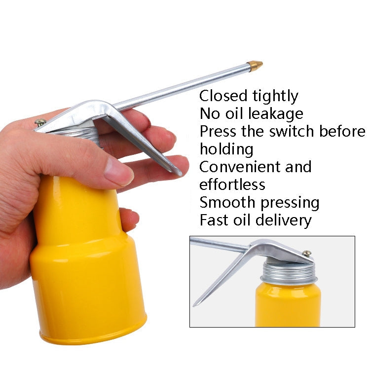 4 PCS CY-0085 Home Long Mouth Injection Device Machine Oil Pot Manual Lubrication Gear Oil Filler, Style: Metal 500ml
